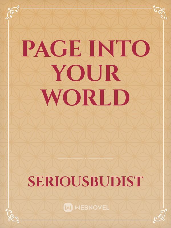 Page into your world