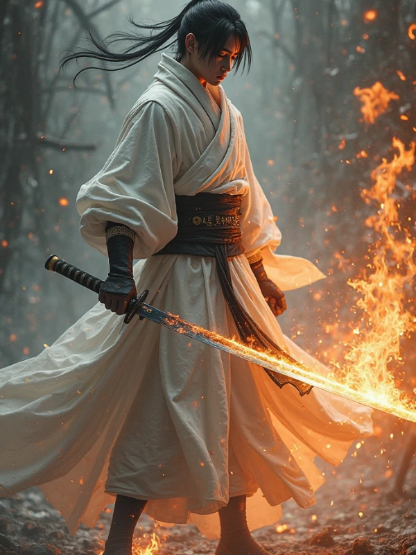 The Scorched Blade of the Remnant Flames