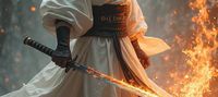 The Scorched Blade of the Remnant Flames